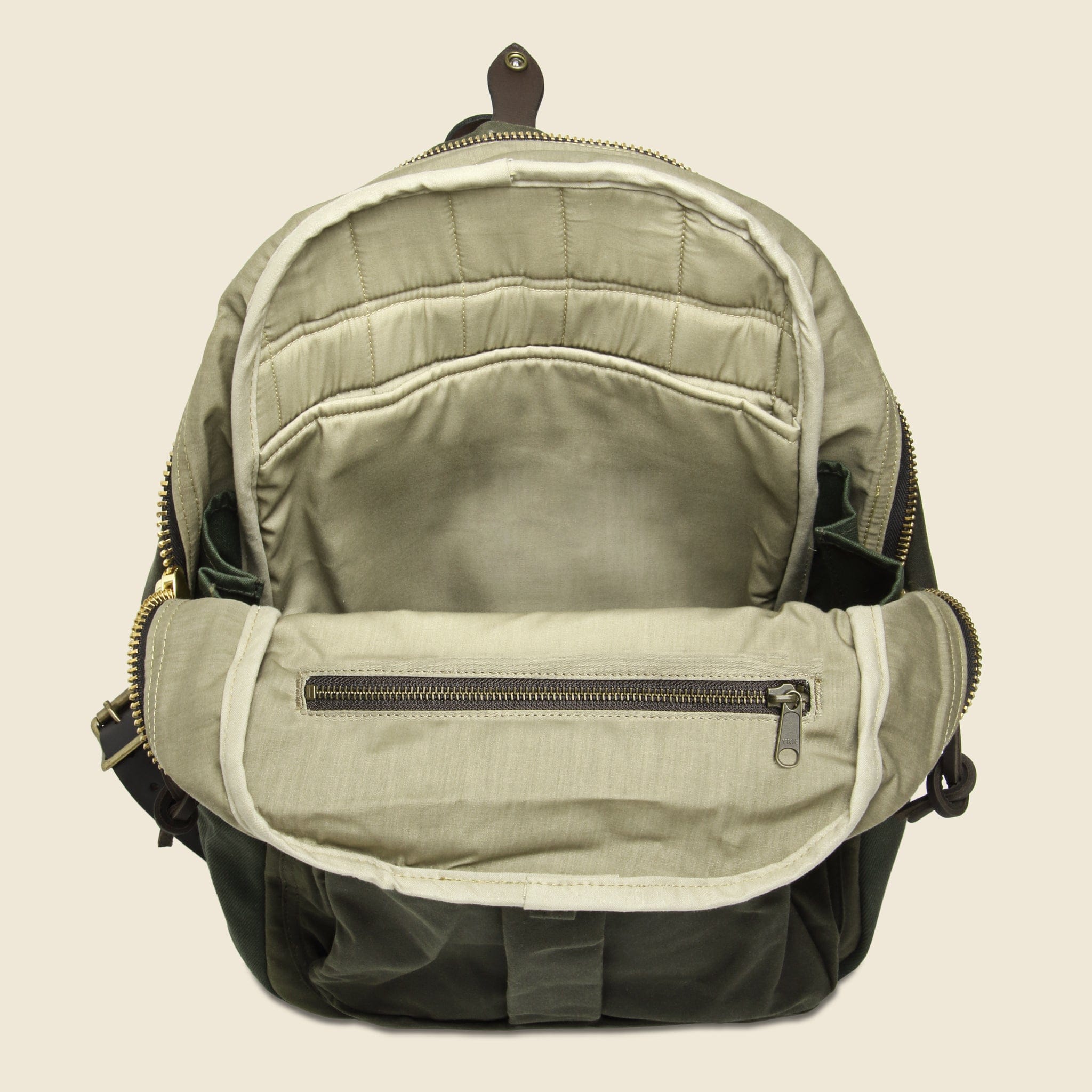 
                          Tin Cloth Journeyman Backpack - Otter Green - Filson - STAG Provisions - Accessories - Bags / Luggage
                        