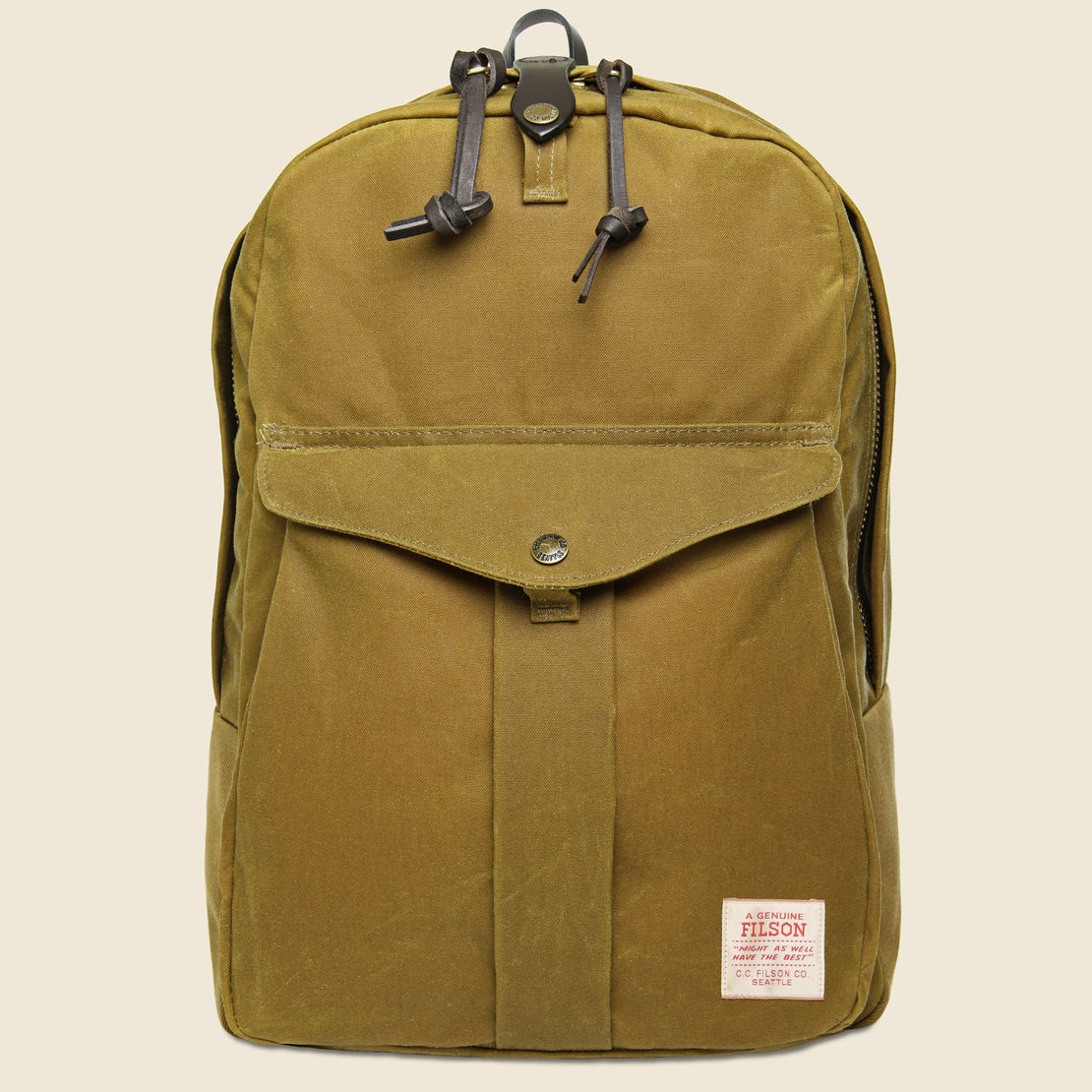 Filson Tin Cloth Journeyman Backpack - Tan