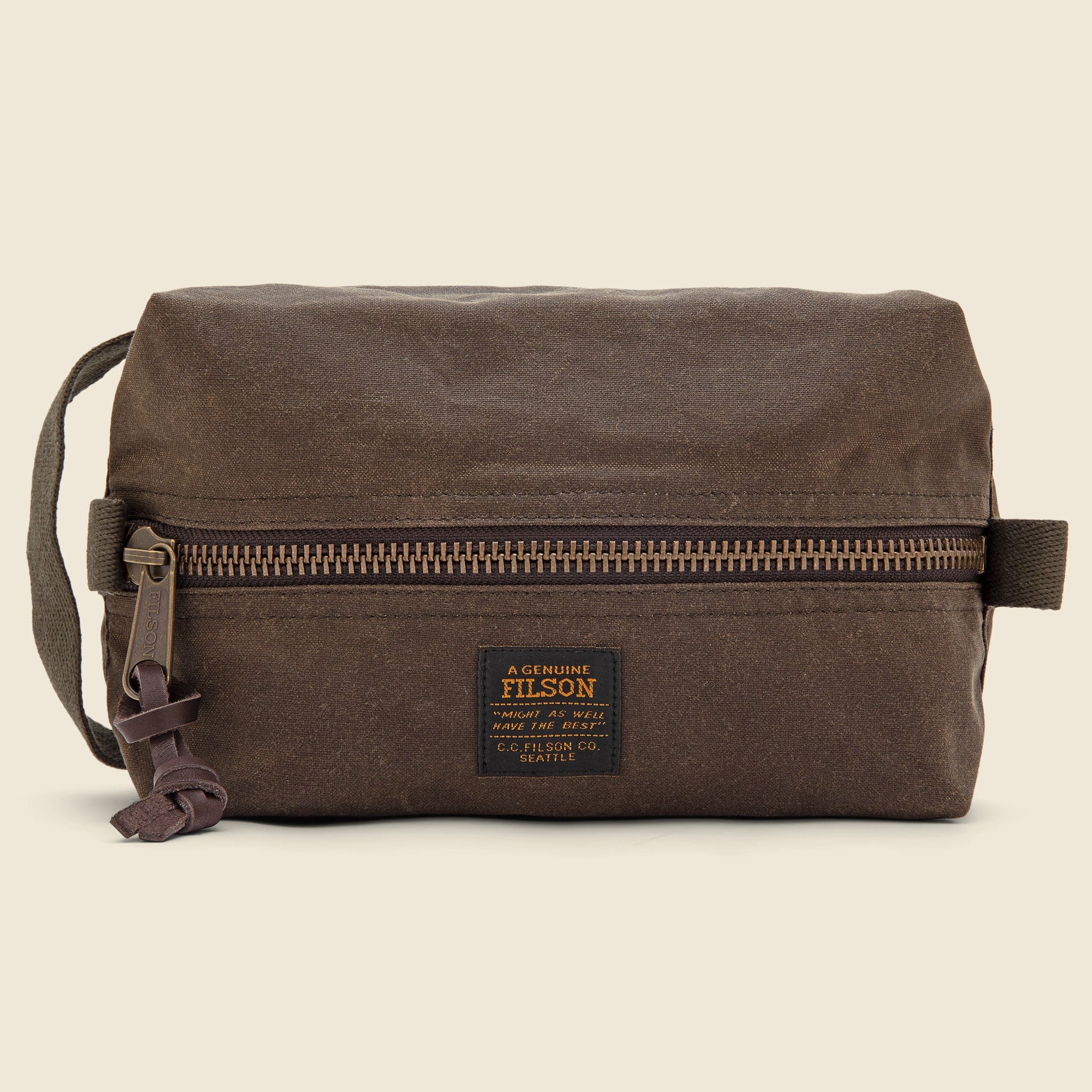 Tin Cloth Travel Kit - Otter Green - Filson - STAG Provisions - Accessories - Bags / Luggage