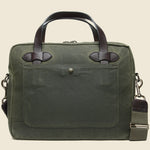 Tin Cloth Compact Briefcase - Otter Green - Filson - STAG Provisions - Accessories - Bags / Luggage