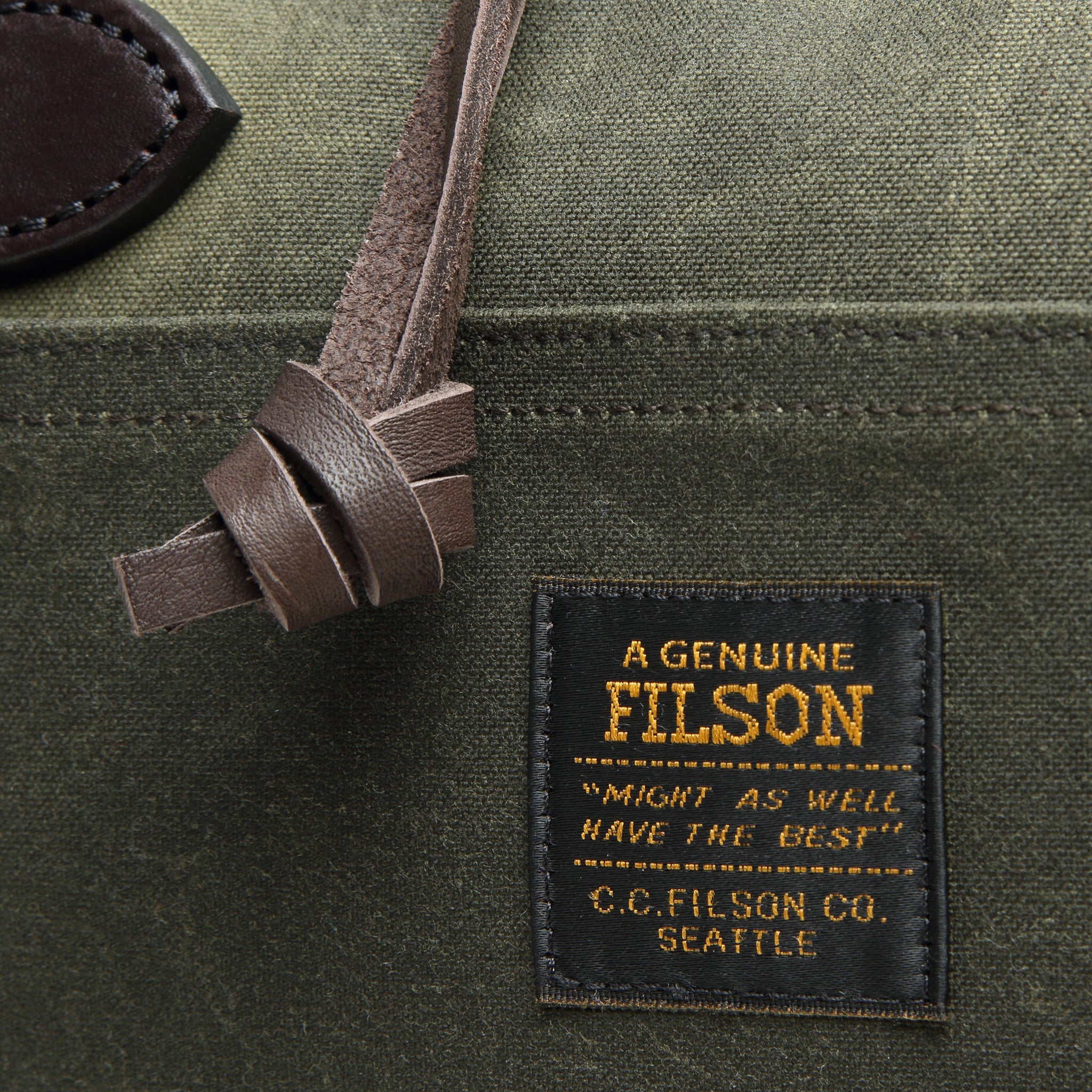 
                          Tin Cloth Compact Briefcase - Otter Green - Filson - STAG Provisions - Accessories - Bags / Luggage
                        