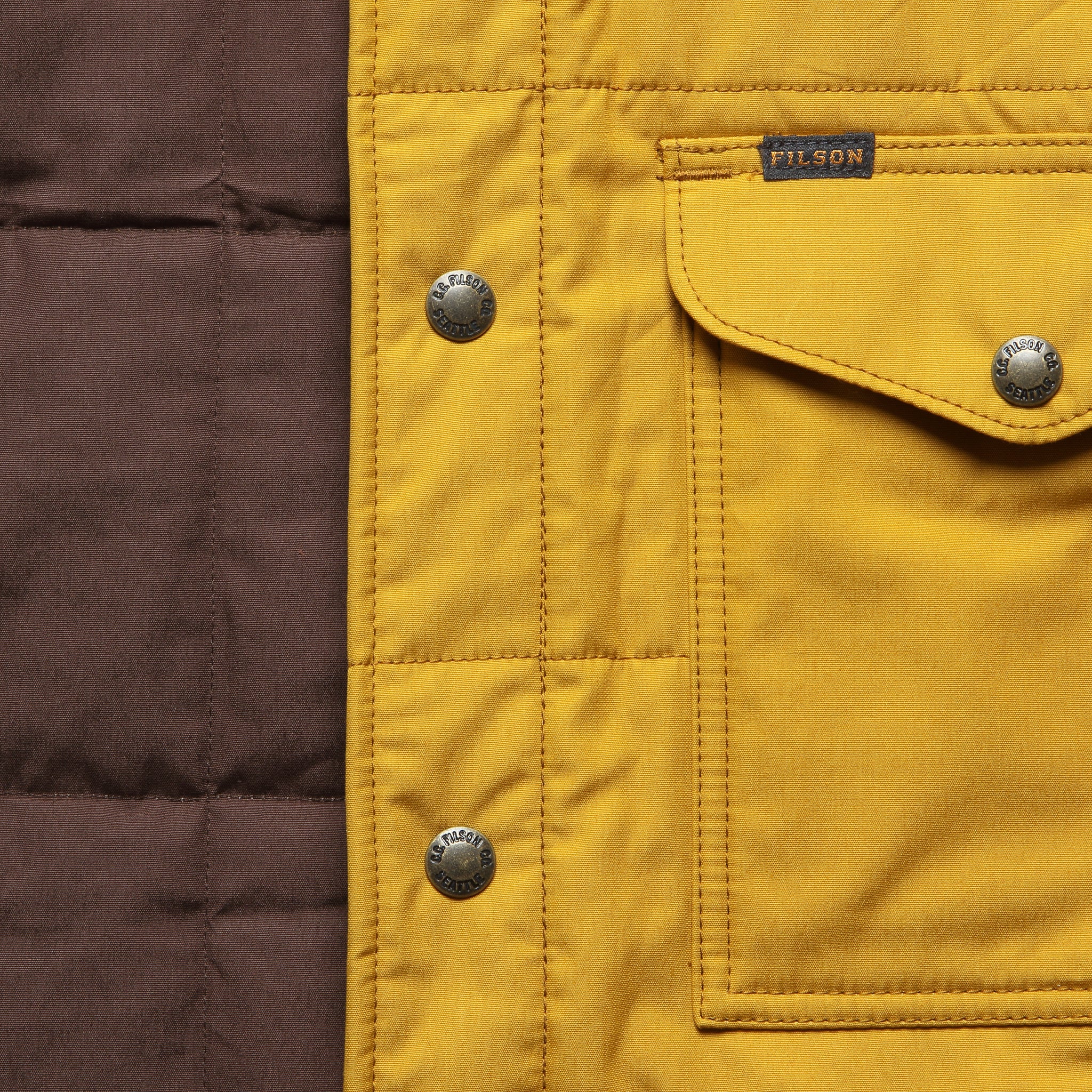 
                          Cover Cloth Quilted Jac-Shirt - Yellow - Filson - STAG Provisions - Outerwear - Shirt Jacket
                        