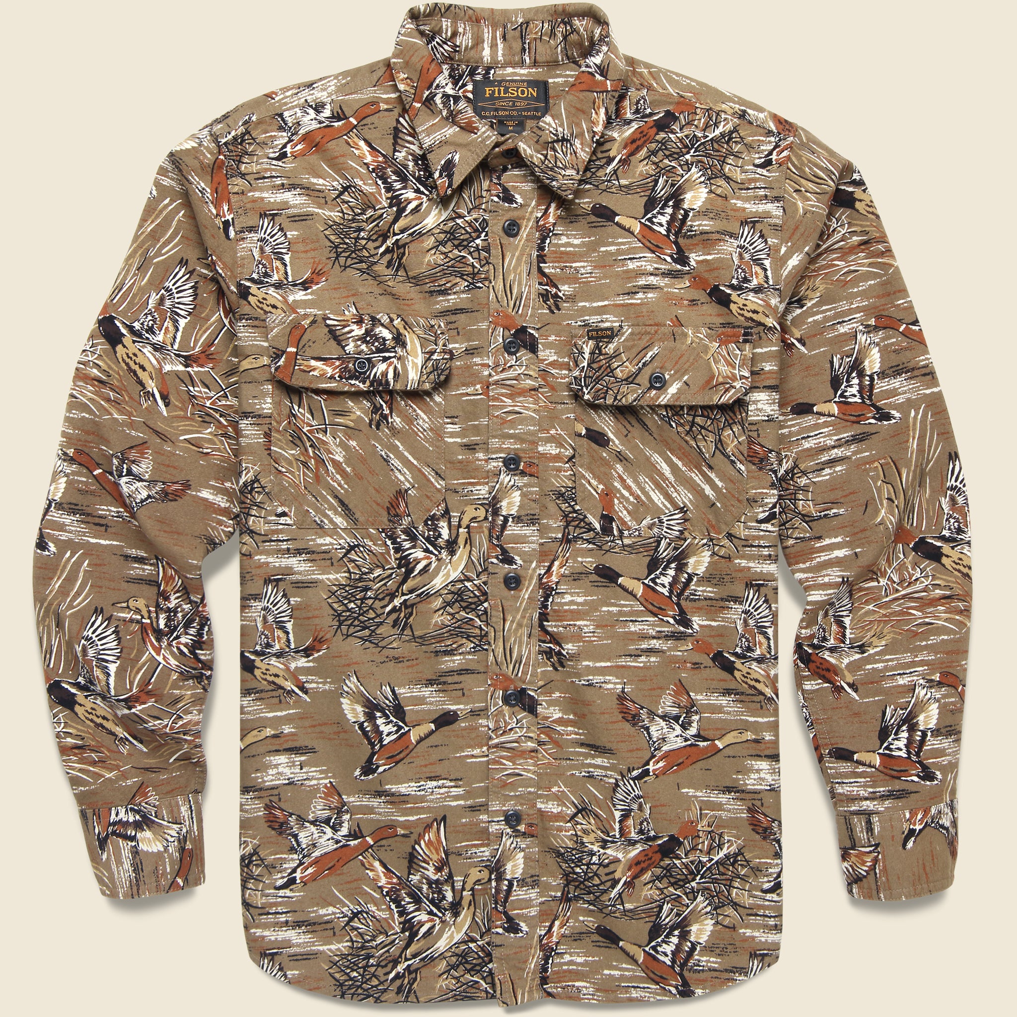 Field Flannel Shirt - Brown Marsh