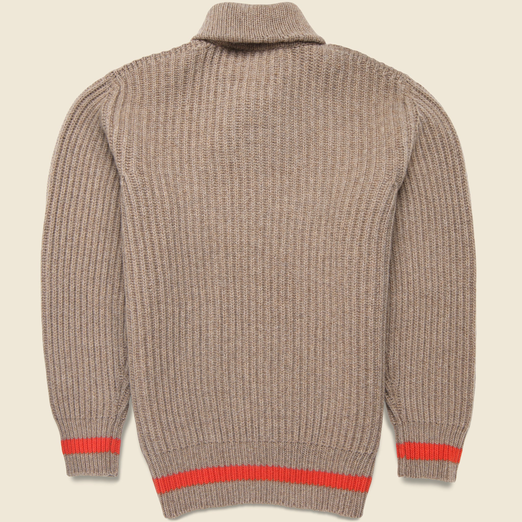 
                          Bristol Shawl Neck Sweater - Oatmeal
                        