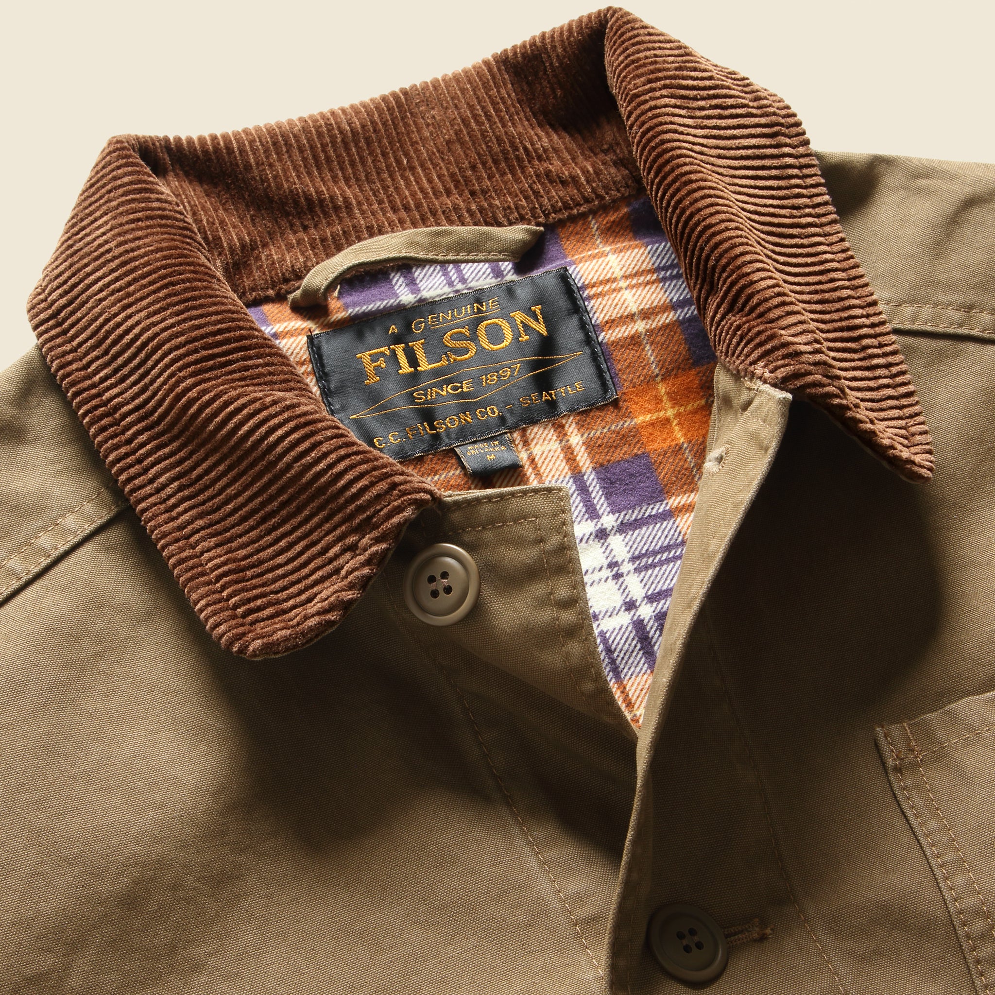 
                          Canvas Outfitter Jacket - Kangaroo - Filson - STAG Provisions - Outerwear - Coat / Jacket
                        