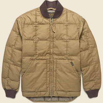 Heritage Cotton Down Jacket - Light Brown