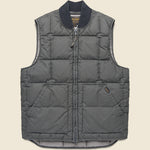 Heritage Cotton Down Vest - Beluga - Filson - STAG Provisions - Outerwear - Vest