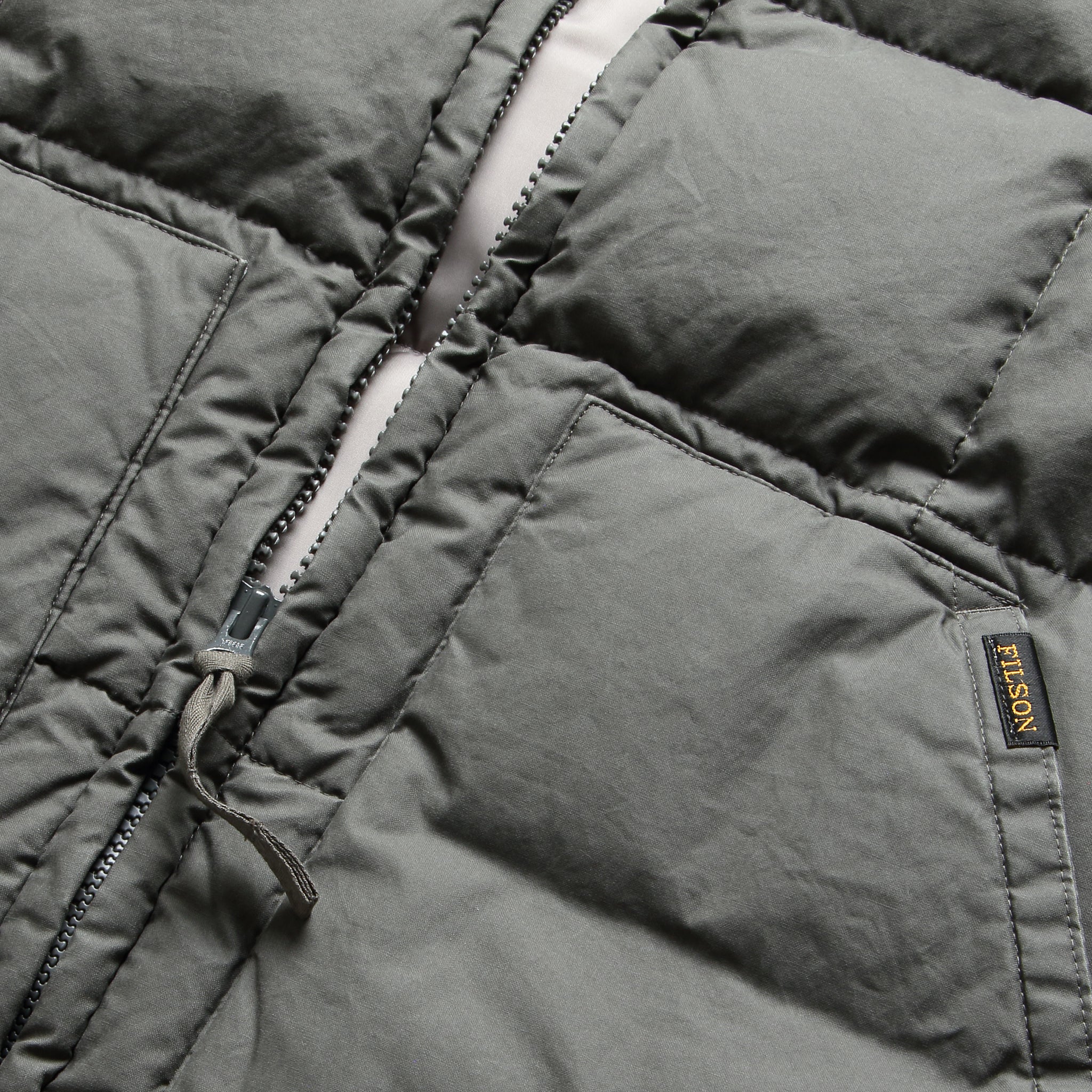 
                          Heritage Cotton Down Vest - Beluga - Filson - STAG Provisions - Outerwear - Vest
                        