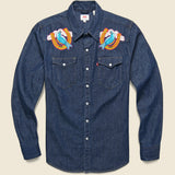 Bluebird & Horseshoe Western Shirt - Fort Lonesome - STAG Provisions - Tops - L/S Woven - Other Pattern