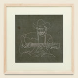 Embroidered Framed Willie Nelson - Future Vagabond - STAG Provisions - Home - Art & Accessories - Print