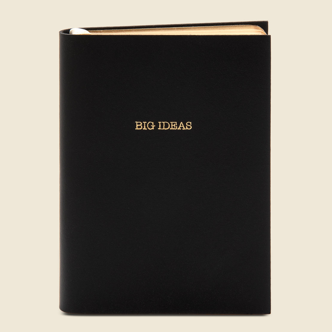 Home Black Leather Big Ideas Journal