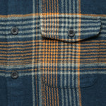 Portland Heavy Flannel - Navy/Teal/Orange - Grayers - STAG Provisions - Tops - L/S Woven - Plaid