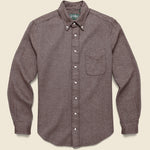 Herringbone Flannel - Brown - Gitman Vintage - STAG Provisions - Tops - L/S Woven - Other Pattern