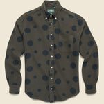 Brushed Dot Jacquard Shirt - Olive - Gitman Vintage - STAG Provisions - Tops - L/S Woven - Other Pattern