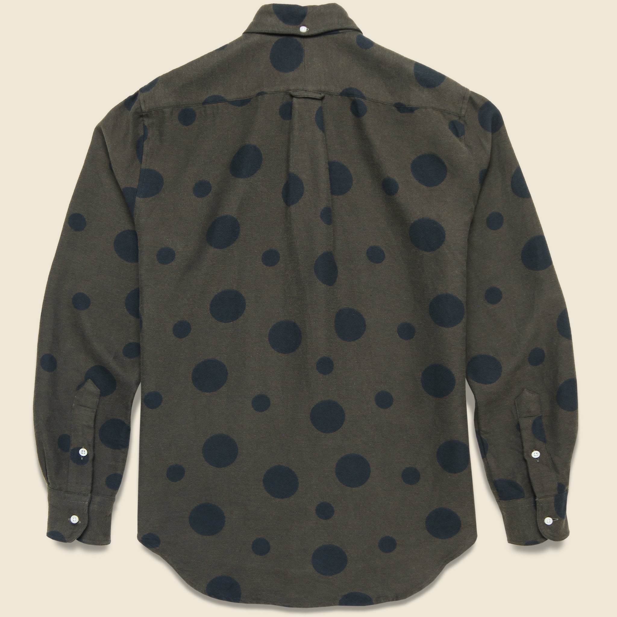 
                          Brushed Dot Jacquard Shirt - Olive - Gitman Vintage - STAG Provisions - Tops - L/S Woven - Other Pattern
                        