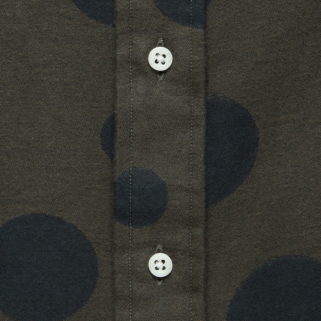 Brushed Dot Jacquard Shirt - Olive - Gitman Vintage - STAG Provisions - Tops - L/S Woven - Other Pattern