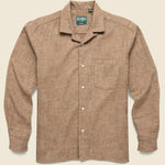 Brushed Tonal Patchwork Shirt - Tan - Gitman Vintage - STAG Provisions - Tops - L/S Woven - Overshirt