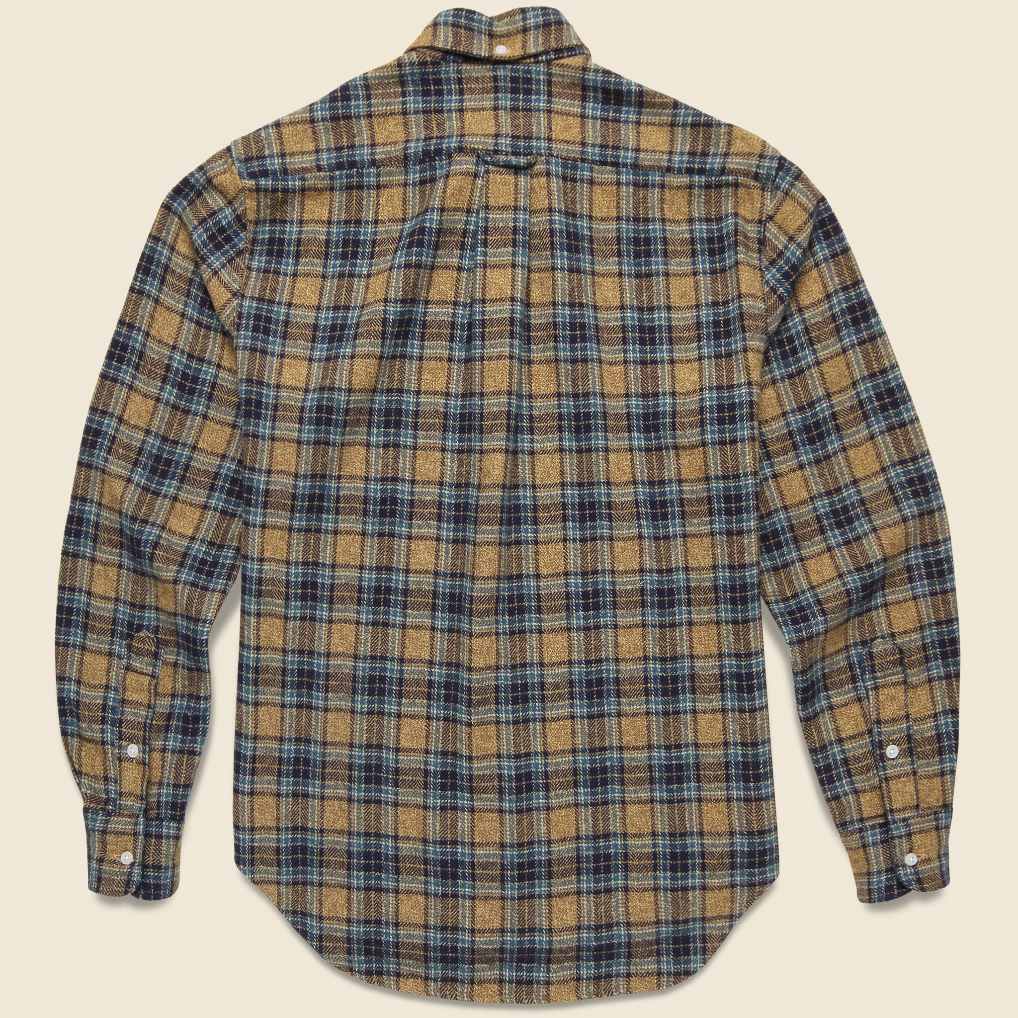 
                          Cotton Tweed Check Flannel - Tan - Gitman Vintage - STAG Provisions - Tops - L/S Woven - Plaid
                        