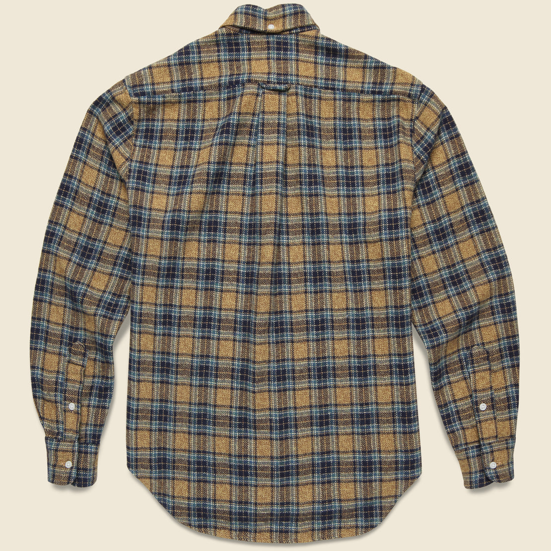 Cotton Tweed Check Flannel - Tan - Gitman Vintage - STAG Provisions - Tops - L/S Woven - Plaid