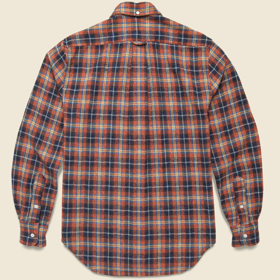 Cotton Tweed Check Flannel - Red - Gitman Vintage - STAG Provisions - Tops - L/S Woven - Plaid