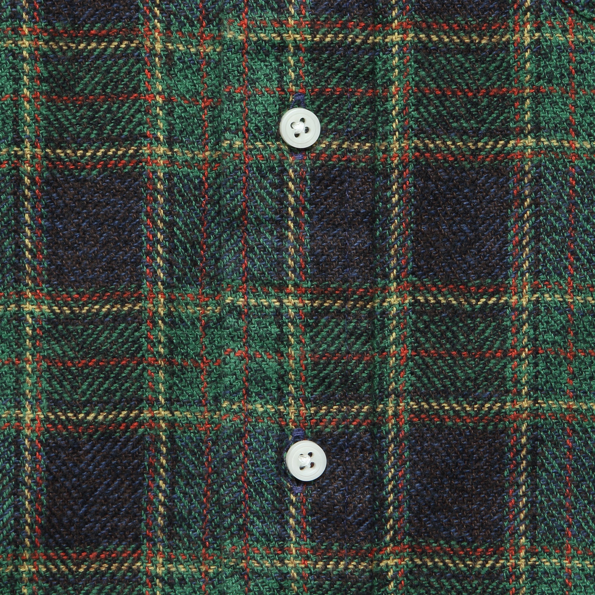 
                          Cotton Tweed Check Flannel - Green - Gitman Vintage - STAG Provisions - Tops - L/S Woven - Plaid
                        