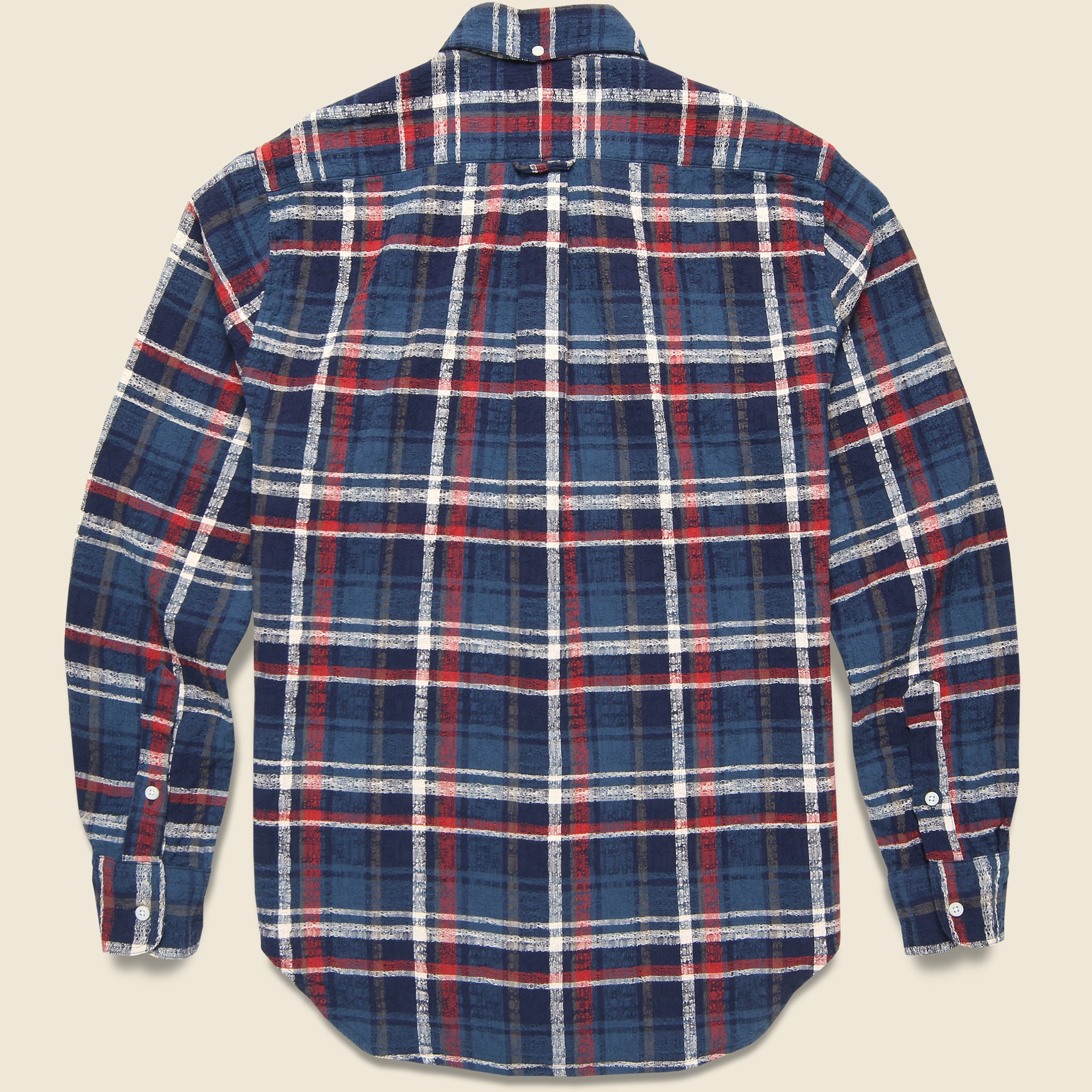 
                          Broken Dobby Check Flannel - Navy - Gitman Vintage - STAG Provisions - Tops - L/S Woven - Plaid
                        