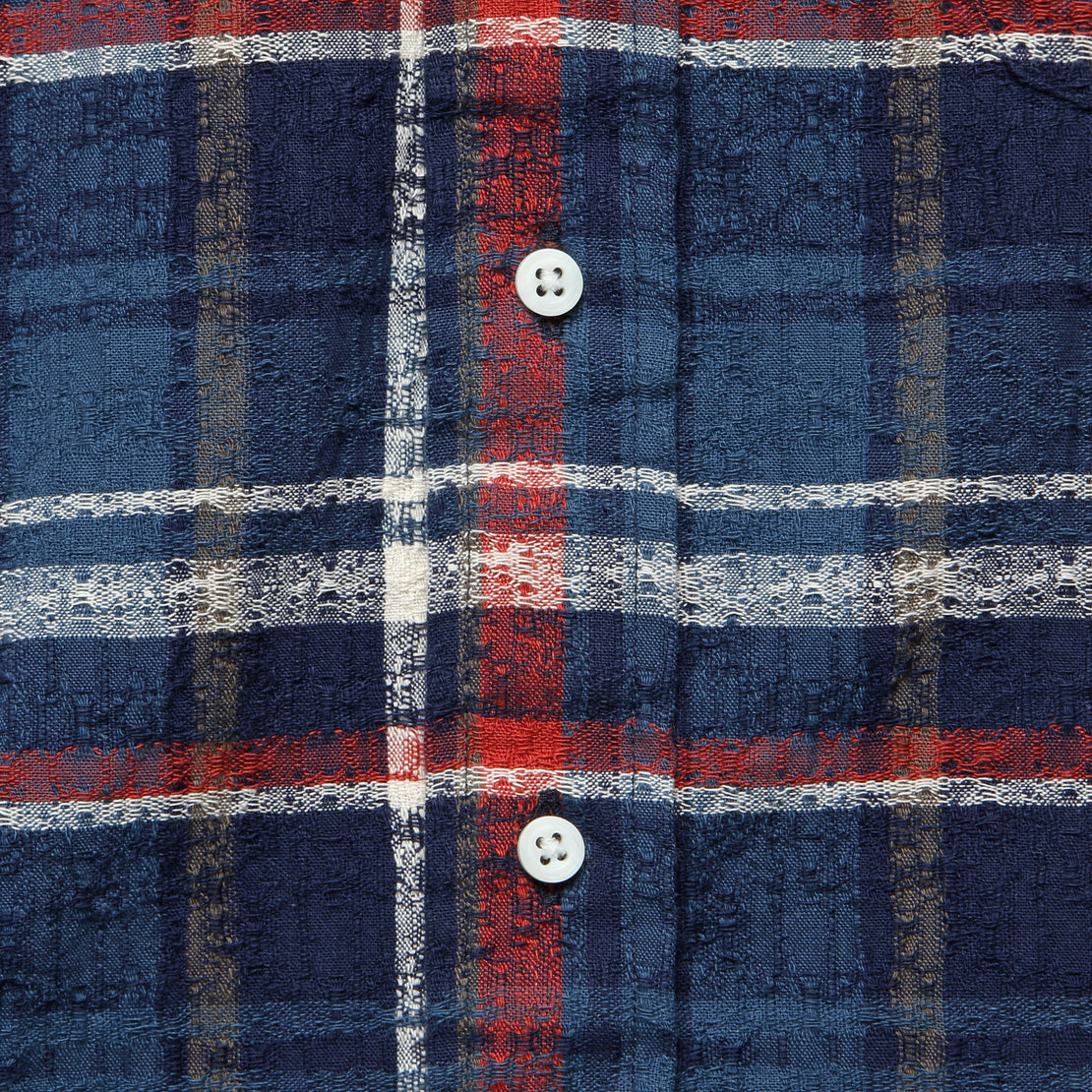 Broken Dobby Check Flannel - Navy - Gitman Vintage - STAG Provisions - Tops - L/S Woven - Plaid