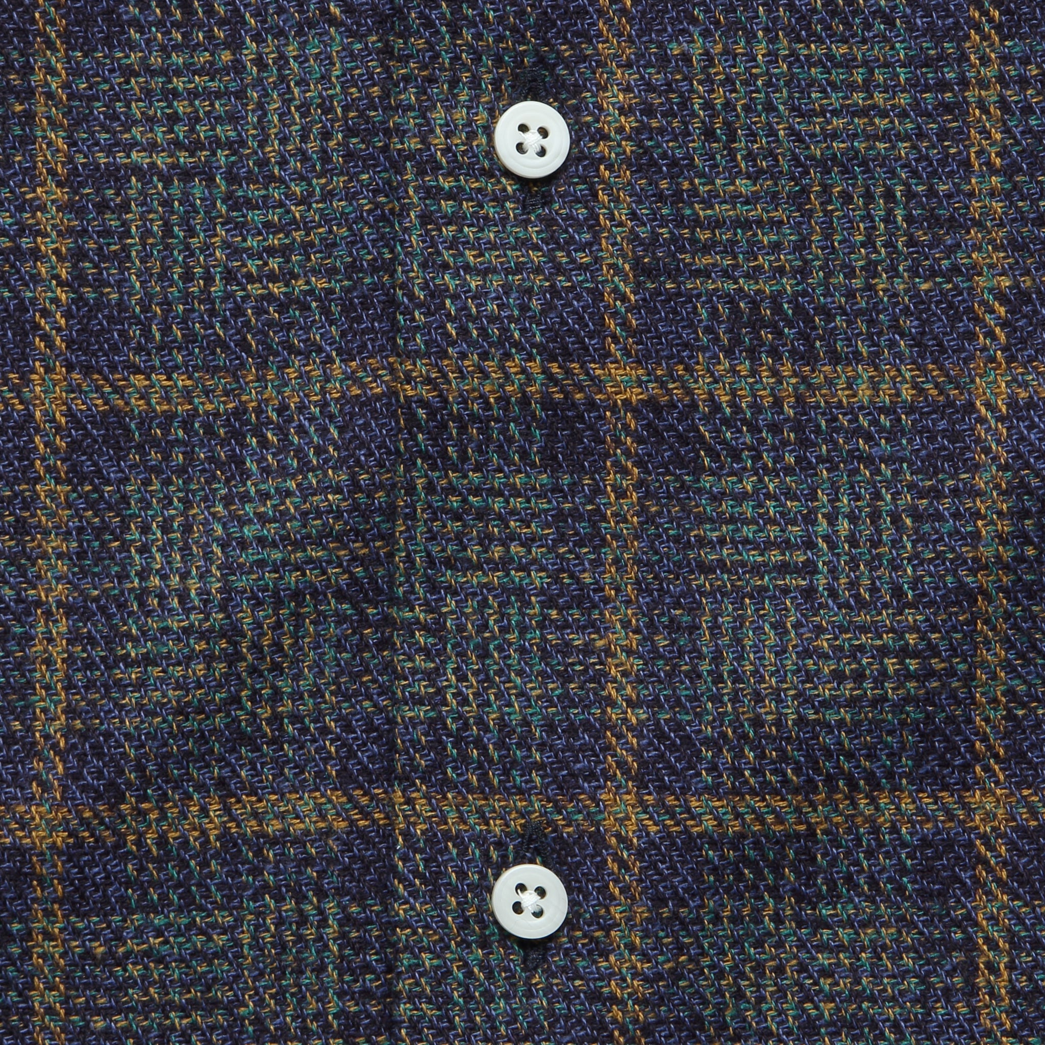 
                          Brushed Cotton Tweed Shirt - Blue - Gitman Vintage - STAG Provisions - Tops - L/S Woven - Plaid
                        