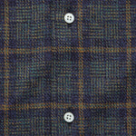 Brushed Cotton Tweed Shirt - Blue - Gitman Vintage - STAG Provisions - Tops - L/S Woven - Plaid