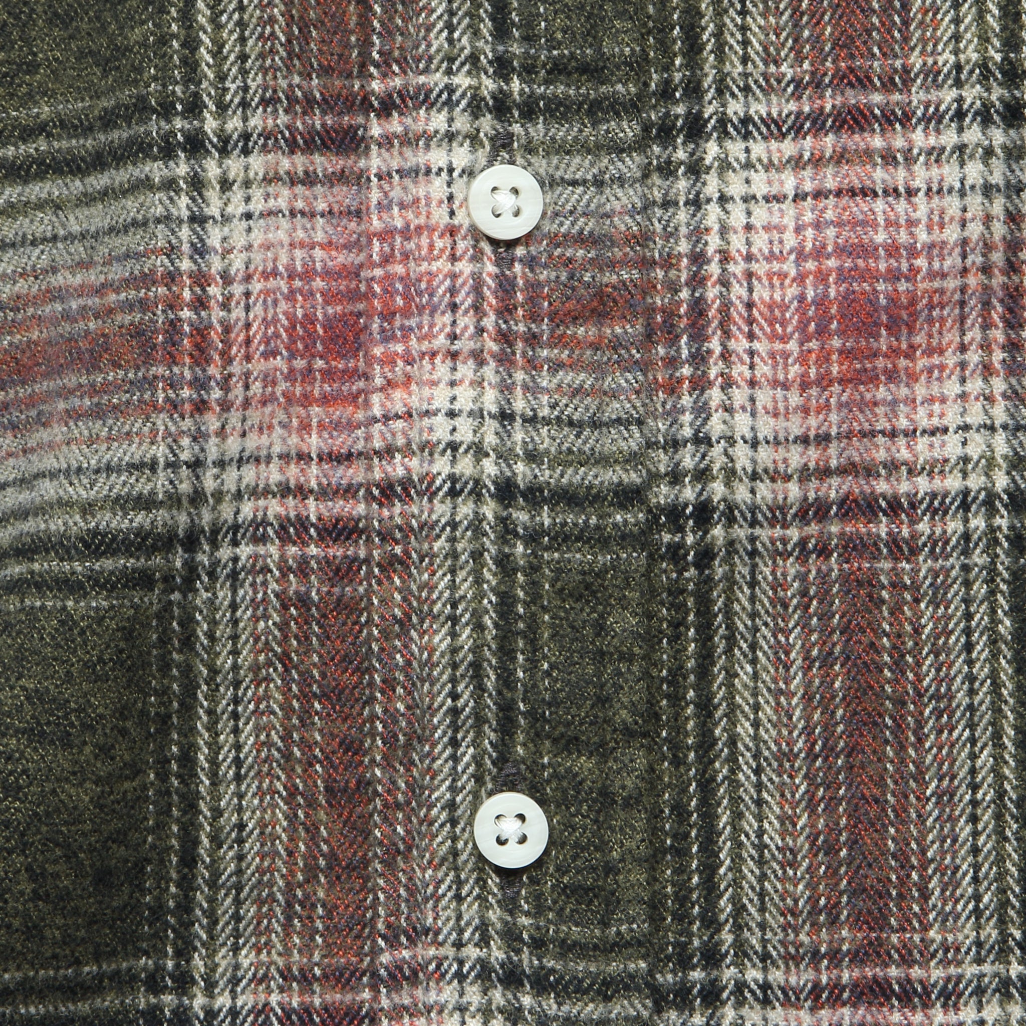 
                          Double Sided Brushed Shirt - Olive - Gitman Vintage - STAG Provisions - Tops - L/S Woven - Plaid
                        