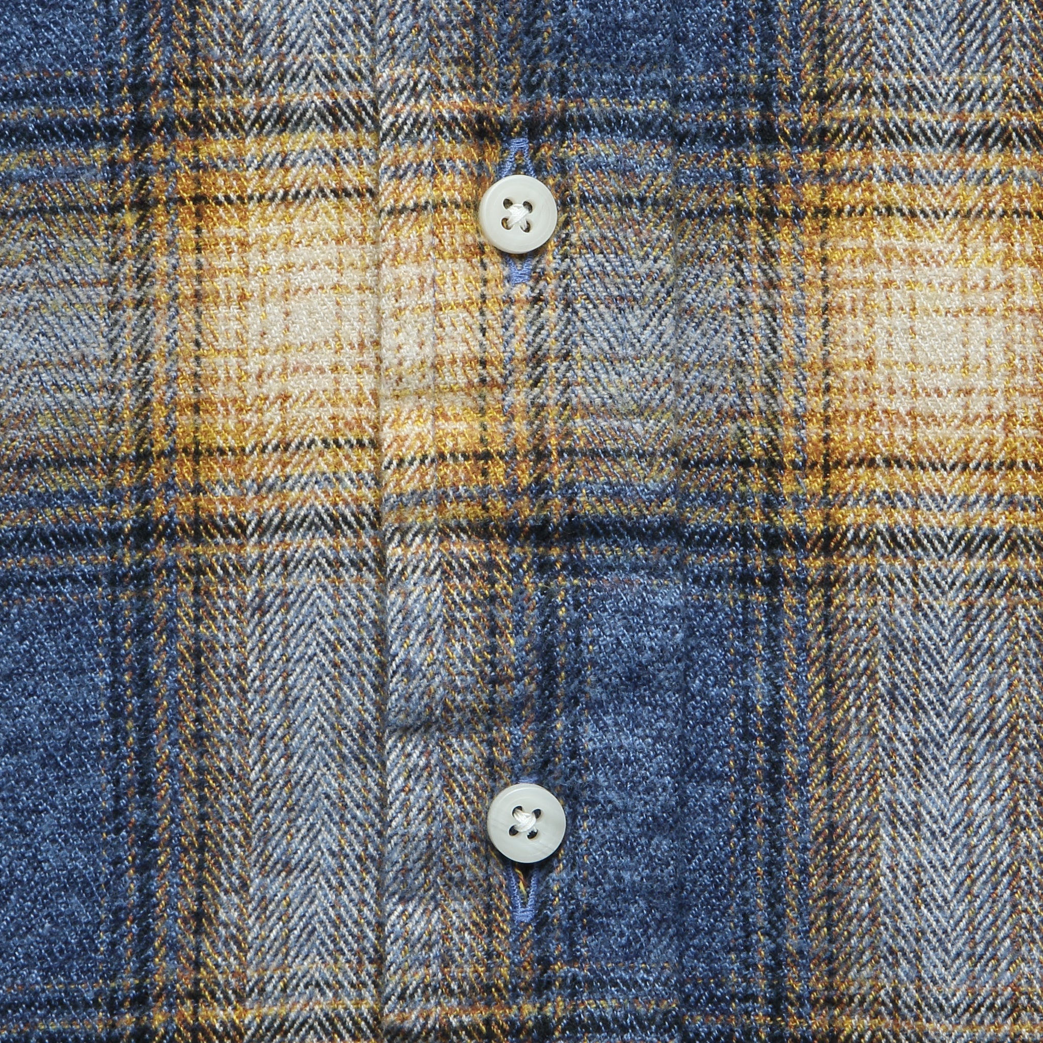 
                          Double Sided Brushed Shirt - Blue - Gitman Vintage - STAG Provisions - Tops - L/S Woven - Plaid
                        