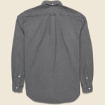 Shetland Flannel Shirt - Grey - Gitman Vintage - STAG Provisions - Tops - L/S Woven - Solid