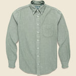 Shetland Flannel Shirt - Basil - Gitman Vintage - STAG Provisions - Tops - L/S Woven - Solid