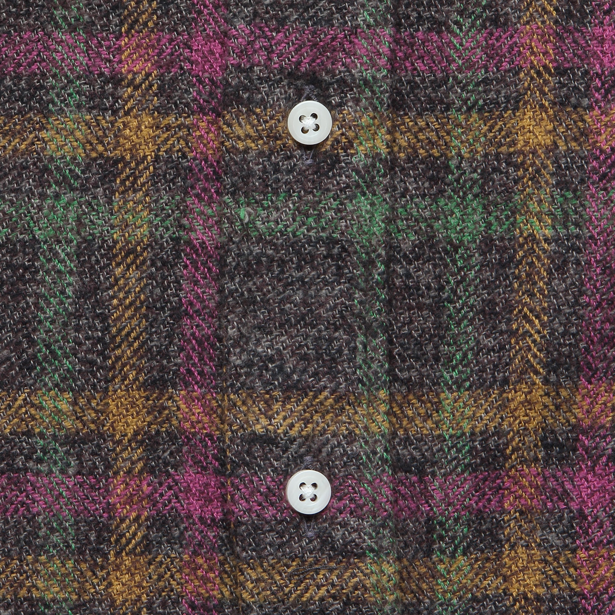 
                          Cotton Tweed Check Shirt - Pink/Orange
                        