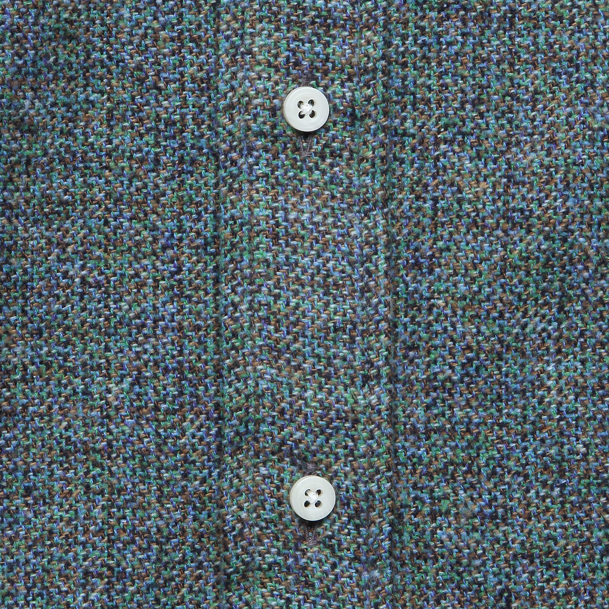 
                          Cotton Tweed Fleck Shirt - Blue
                        