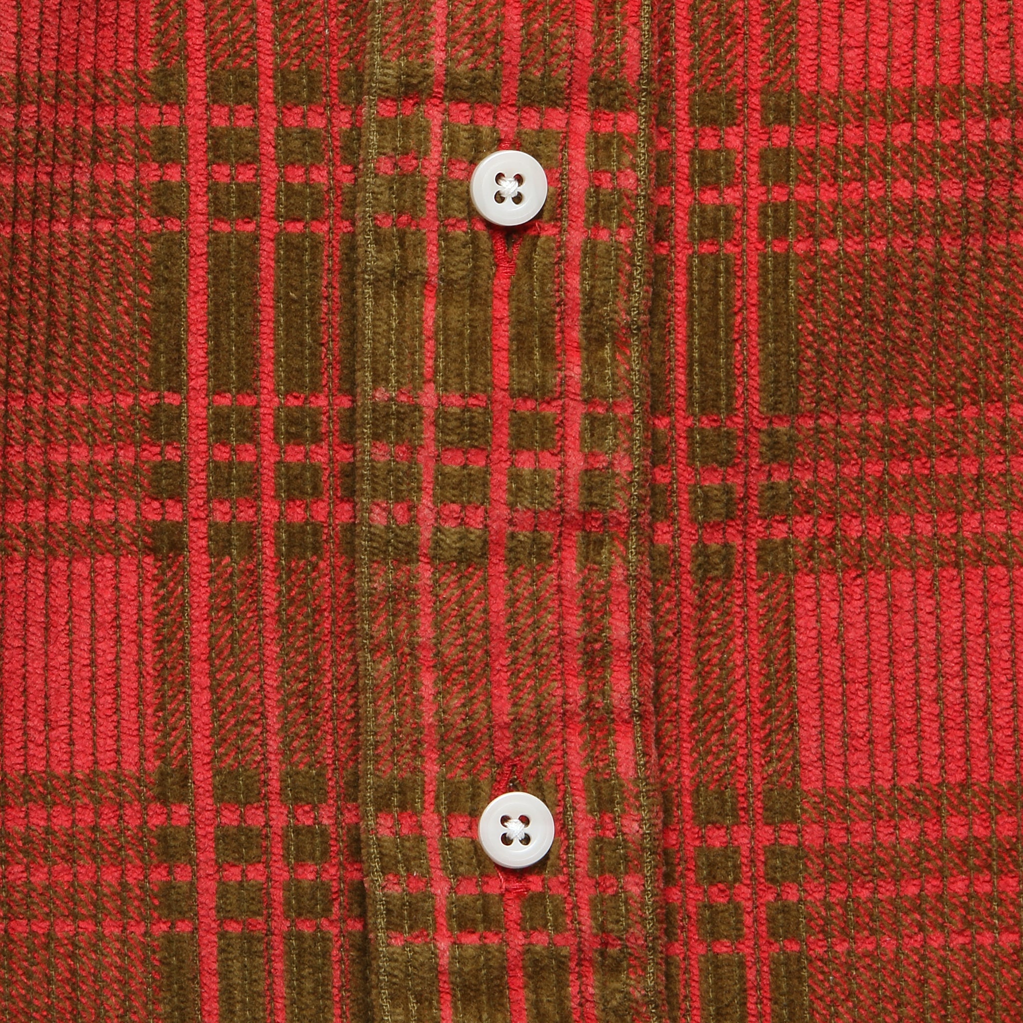 
                          Corduroy Check Shirt - Red
                        