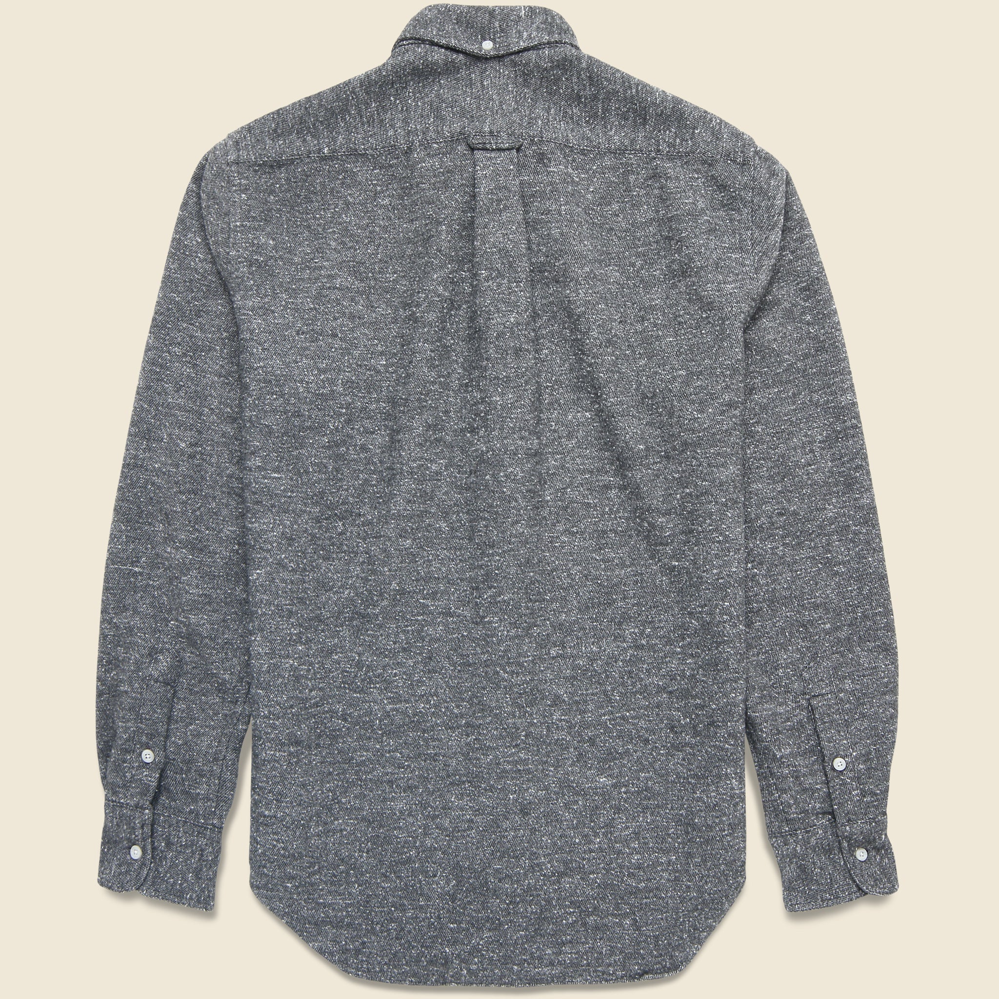 
                          Nepped Chambray Shirt - Grey
                        
