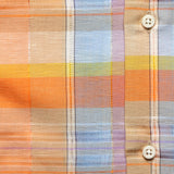 Ghost Weave Camp Shirt - Orange - Gitman Vintage - STAG Provisions - Tops - S/S Woven - Plaid