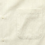 Tonal Stripe Dobby Camp Shirt - White - Gitman Vintage - STAG Provisions - Tops - S/S Woven - Stripe