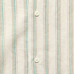 Ramie Cabana Stripe Camp Shirt - Tan - Gitman Vintage - STAG Provisions - Tops - S/S Woven - Stripe