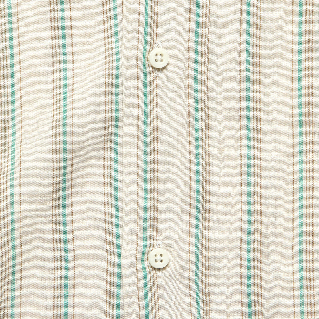 Ramie Cabana Stripe Camp Shirt - Tan - Gitman Vintage - STAG Provisions - Tops - S/S Woven - Stripe