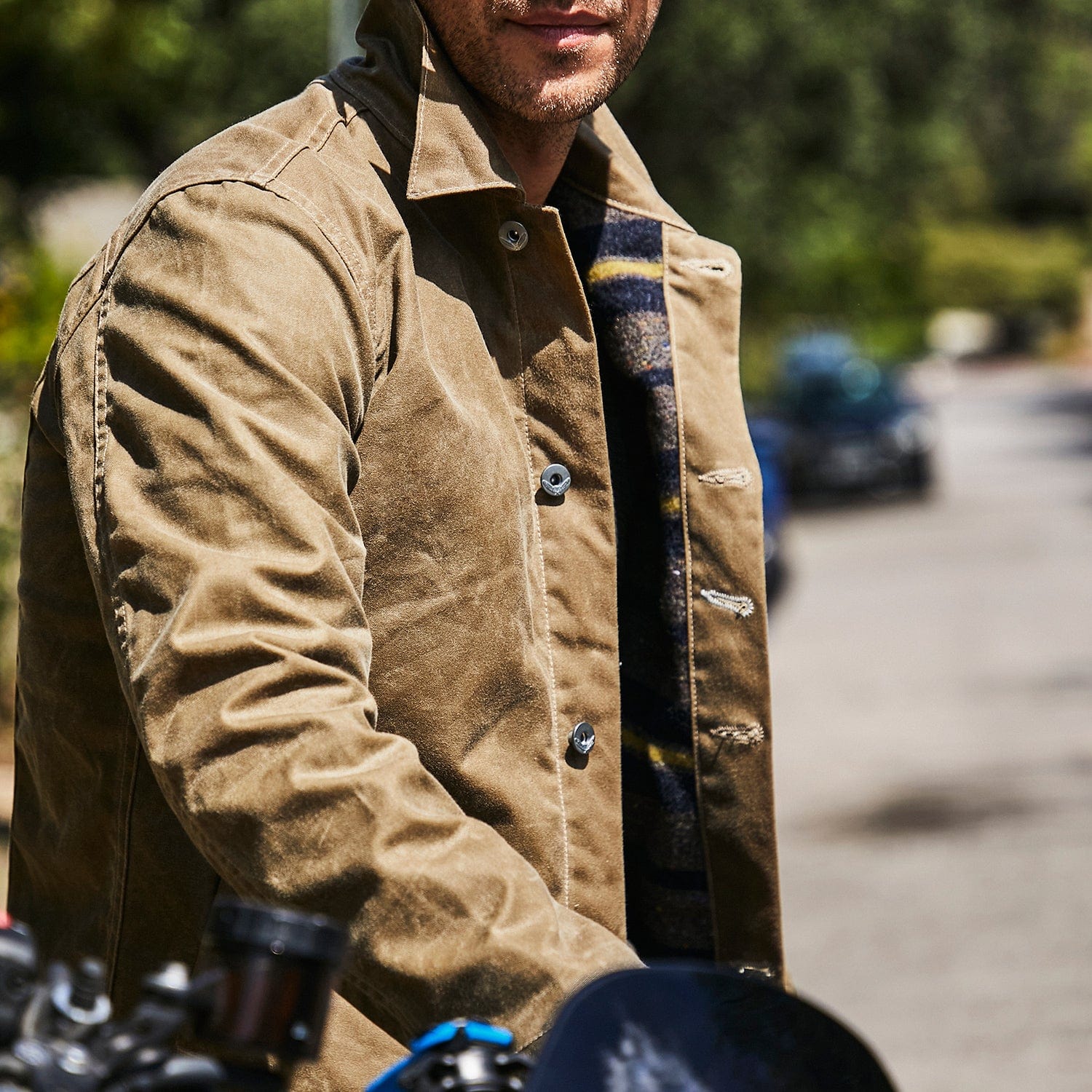 
                          Supply Jacket - Blanket Lined Waxed Tan Ridgeline
                        