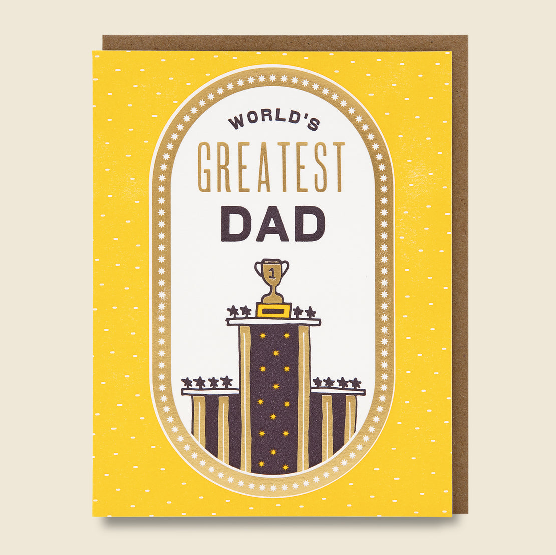 Paper Goods Worlds Greatest Dad Card