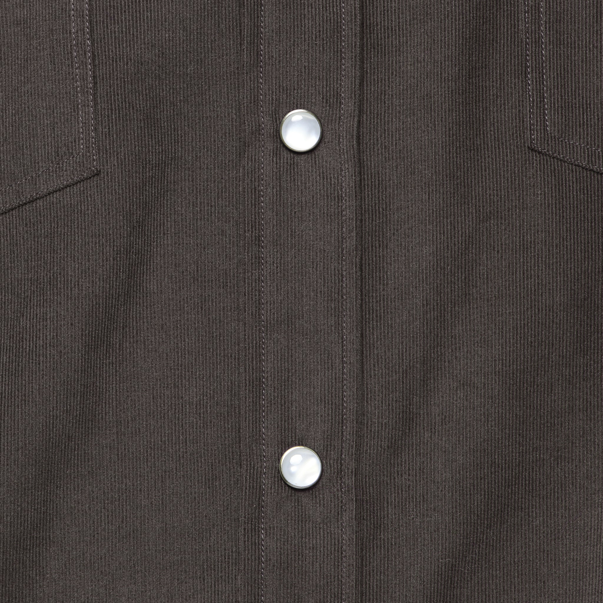 
                          Micro Corduroy Western Shirt - Brown - Hamilton Shirt Co. - STAG Provisions - Tops - L/S Woven - Corduroy
                        