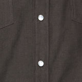 Micro Corduroy Western Shirt - Brown - Hamilton Shirt Co. - STAG Provisions - Tops - L/S Woven - Corduroy