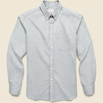 Solid Melange Sport Shirt - Grey - Hamilton Shirt Co. - STAG Provisions - Tops - L/S Woven - Solid