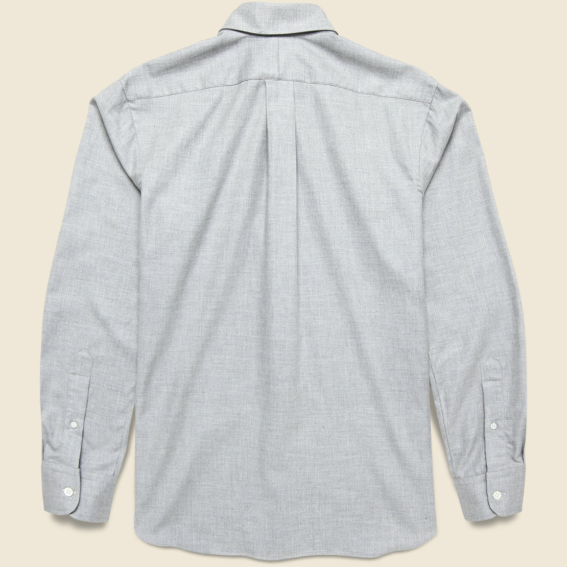 Solid Melange Sport Shirt - Grey - Hamilton Shirt Co. - STAG Provisions - Tops - L/S Woven - Solid