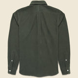 Micro Corduroy Shirt - Green - Hamilton Shirt Co. - STAG Provisions - Tops - L/S Woven - Corduroy