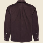 Micro Corduroy Shirt - Burgundy - Hamilton Shirt Co. - STAG Provisions - Tops - L/S Woven - Corduroy