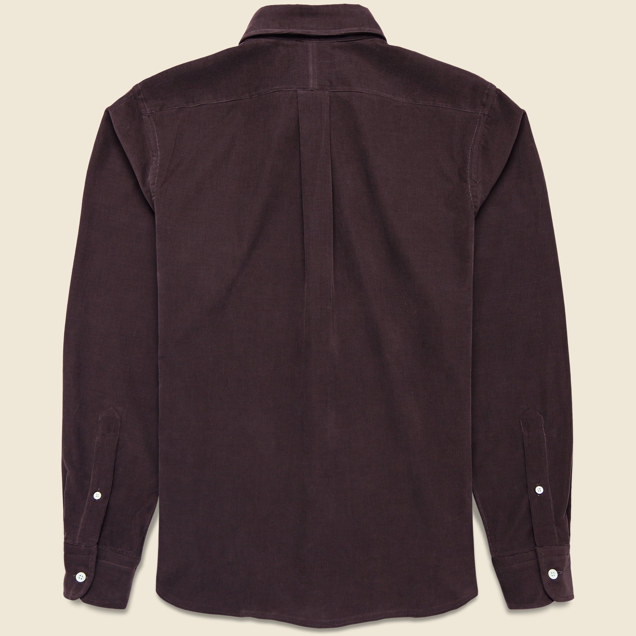 Micro Corduroy Shirt - Burgundy - Hamilton Shirt Co. - STAG Provisions - Tops - L/S Woven - Corduroy